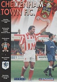 Cheltenham Town v Macclesfield Town 11-Dec-1999