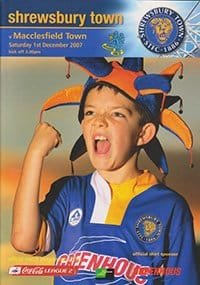 Shrewsbury Town v Macclesfield Town 01-Dec-2007