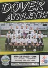 Dover Athletic v Macclesfield Town 02-Apr-1994