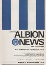 West Bromwich Albion v Manchester City 16-Apr-1969