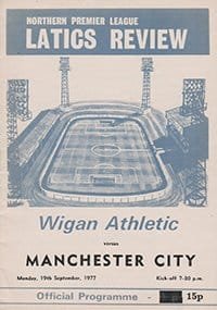Wigan Athletic v Manchester City 19-Sep-1977