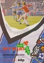Coventry City v Manchester City 21-Dec-1986