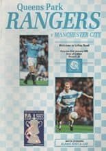 Queens Park Rangers v Manchester City 23-Jan-1993
