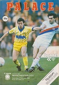 Crystal Palace v Manchester City 02-Feb-1985