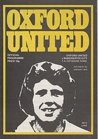 Oxford United v Manchester City 05-Jan-1974