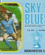 Coventry City v Manchester City 05-Jan-1985