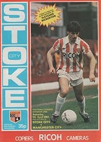 Stoke City v Manchester City 09-Apr-1983