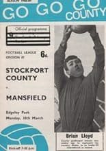 Stockport County v Mansfield Town 10-Mar-1969