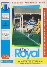 Reading v Mansfield Town 12-Apr-1993