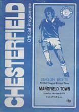 Chesterfield v Mansfield Town 16-Apr-1979