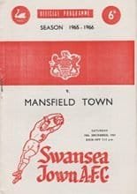 Swansea Town v Mansfield Town 18-Dec-1965