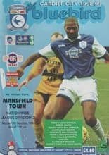 Cardiff City v Mansfield Town 19-Dec-1998