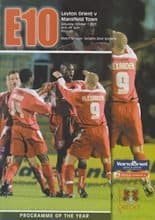 Leyton Orient v Mansfield Town 01-Oct-2005