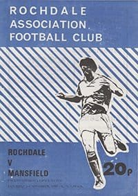 Rochdale v Mansfield Town 01-Nov-1980