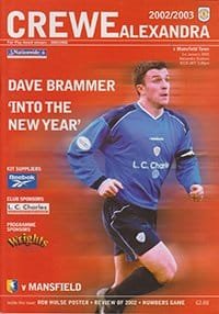 Crewe Alexandra v Mansfield Town 01-Jan-2003