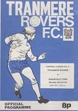 Tranmere Rovers v Mansfield Town 21-Mar-1977