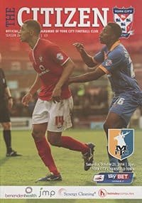 York City v Mansfield Town 25-Oct-2014