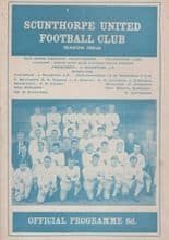 Scunthorpe United v Mansfield Town 25-Aug-1965