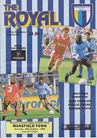 Reading v Mansfield Town 28-Oct-1989