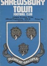 Shrewsbury Town v Mansfield Town 02-Apr-1976