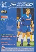 Cardiff City v Mansfield Town 30-Sep-1995