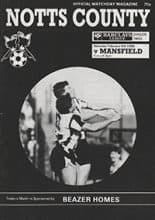 Notts County v Mansfield Town 04-Feb-1989