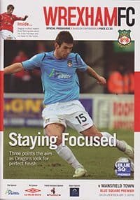 Wrexham v Mansfield Town 04-Apr-2009