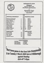 Sheffield Wednesday Reserves v Mansfield Town Reserves 24-Feb-2009