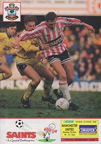 Southampton v Manchester United 13-Mar-1991