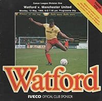 Watford v Manchester United 13-May-1985