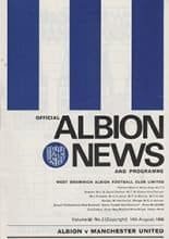 West Bromwich Albion v Manchester United 14-Aug-1968