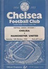 Chelsea v Manchester United 16-Oct-1954
