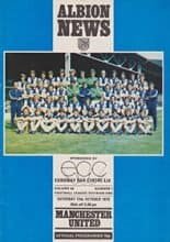 West Bromwich Albion v Manchester United 16-Oct-1976