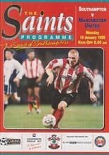 Southampton v Manchester United 19-Jan-1998