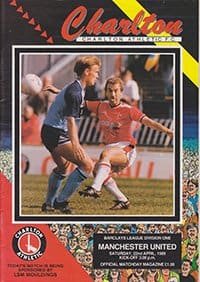 Charlton Athletic v Manchester United 22-Apr-1989