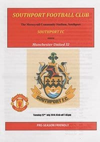Southport v Manchester United 22-Jul-2014