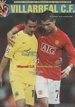 Villareal v Manchester United 25-Nov-2008