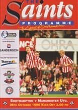 Southampton v Manchester United 26-Oct-1996