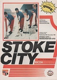 Stoke City v Manchester United 26-Dec-1984