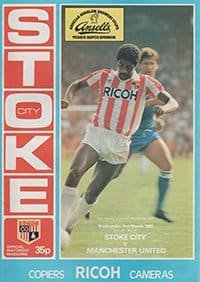 Stoke City v Manchester United 02-Mar-1983