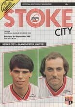 Stoke City v Manchester United 03-Sep-1983