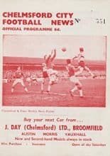 Chelmsford City v Margate 09-Oct-1965