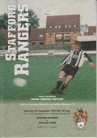 Stafford Rangers v Matlock Town 04-Sep-1999