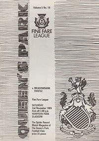 Queens Park v Meadowbank Thistle 02-Nov-1985