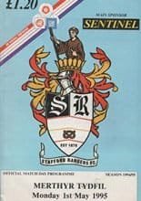 Stafford Rangers v Merthyr Tydfil 01-May-1994