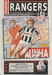 Stafford Rangers v Merthyr Tydfil 31-Aug-1991