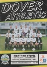 Dover Athletic v Merthyr Tydfil 06-Nov-1993
