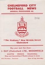 Chelmsford City Reserves v Metropolitan Police 07-Sep-1963