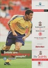 Southampton v Middlesbrough 17-Aug-2002