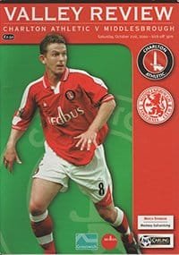 Charlton Athletic v Middlesbrough 21-Oct-2000
